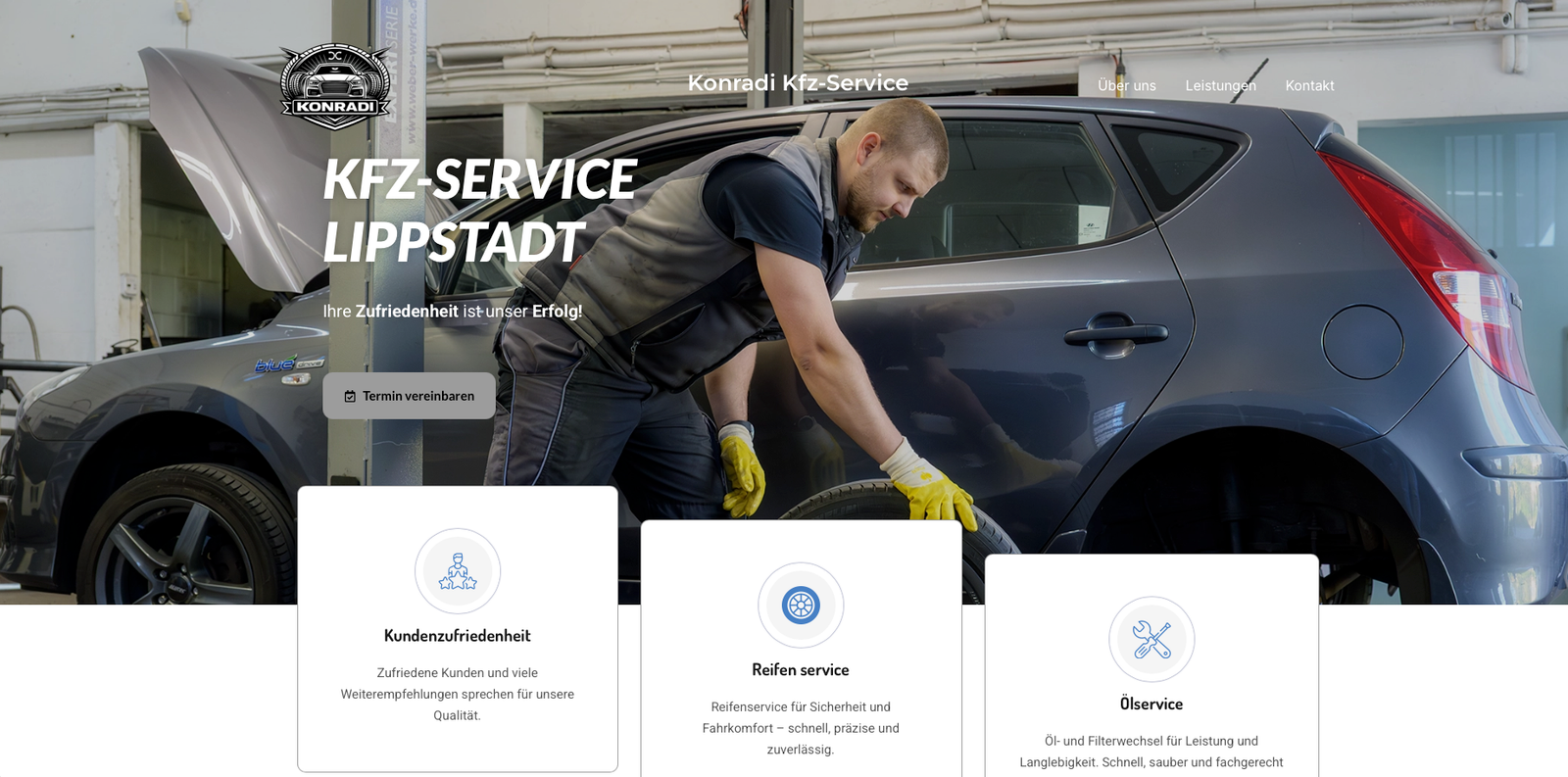 Homepage von Konradi Kfz-Service aus Lippstadt